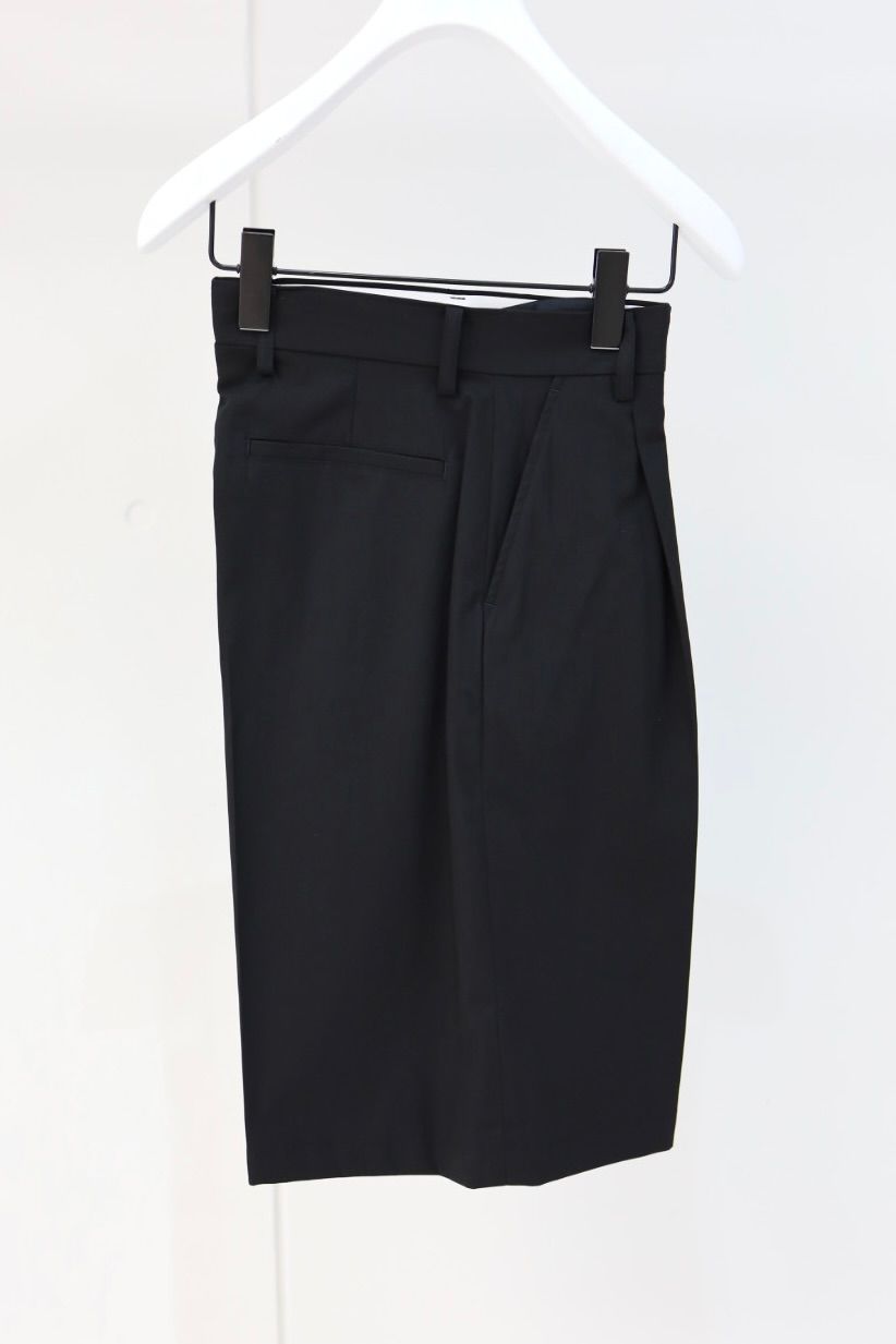 Graphpaper 26SS Women's Brushed Cotton Gabardine Shorts(GL261-40397)BLACK☆2月7日(土)発売！