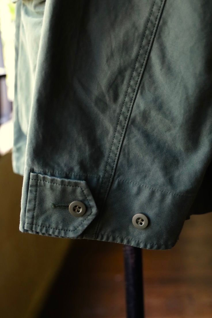 グラフペーパー 25AW Cotton Cupro Back Satin Military Jacket(GM253-30344)GREEN☆9月6日(土)発売！