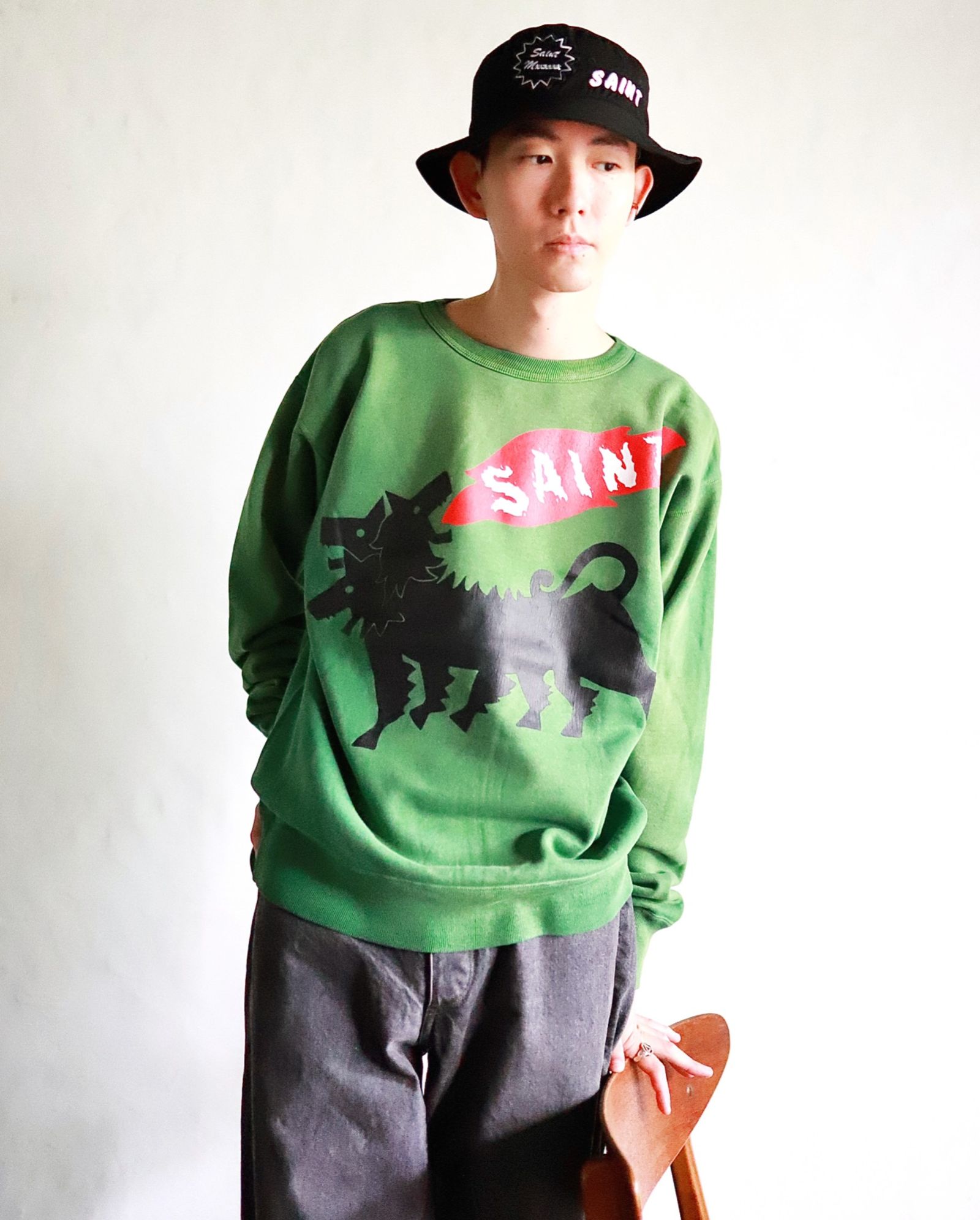 SAINT M×××××× - セントマイケル 23AWバケットハットSAINT BUCKET HAT ...