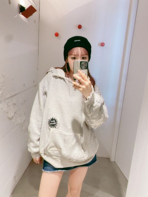 セントマイケル 新作DAMAGE HOODIE style.2024.3.8