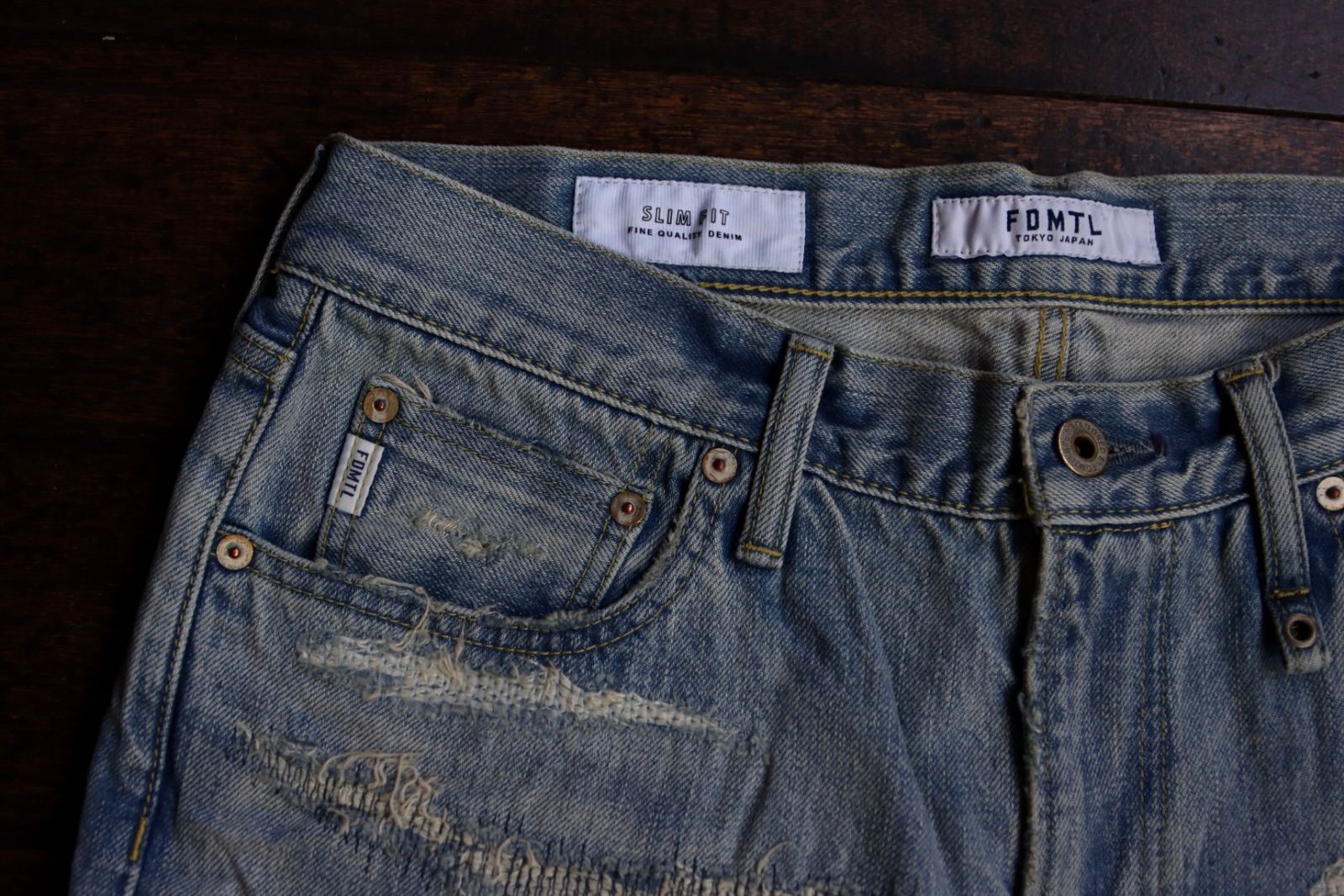 ファンダメンタルデニムSLIM FIT DENIM CS113(FA24MT113)INDIGO