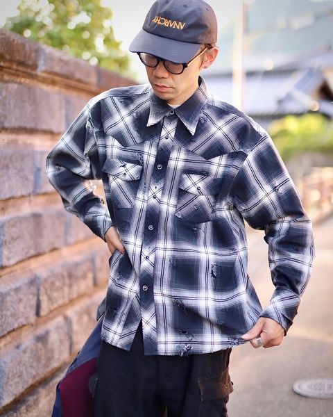 RAFUラフ23AW リメイクジャケット Remake Jacketスタイル