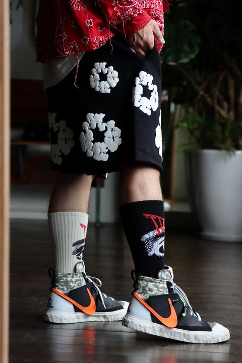 レディメイド×デニムティアーズREADYMADE×DENIM TEARS SWEAT SHORTSスタイル.2022.9.29.