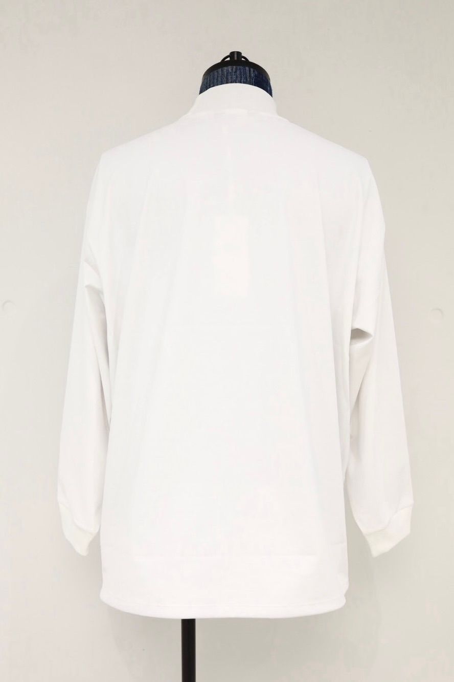 グラフペーパー DESCENTE for Graphpaper L/S Mock Neck Tee(DU263-70002)WHITE☆10月24日(土)発売！