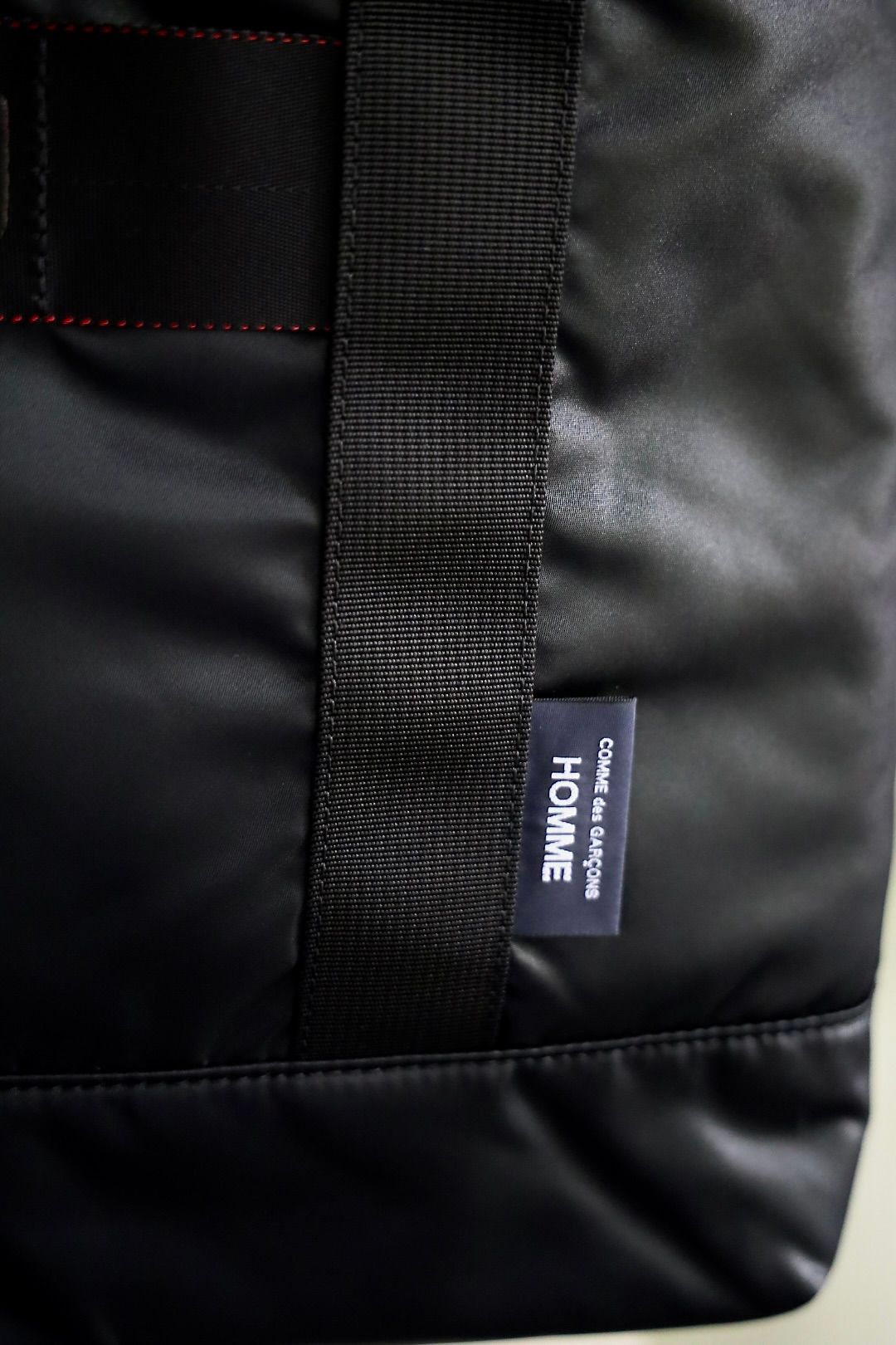 コムデギャルソンオム バッグ BRIEFING W-NAME REVERSIBLE BAG(HR-K208-051)BLACK×KHAKI