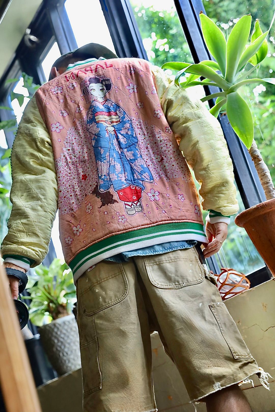 mononoke・made モノノケ・メイド  REVERSIBLE SKA JAMBER"BLACK"スタイル