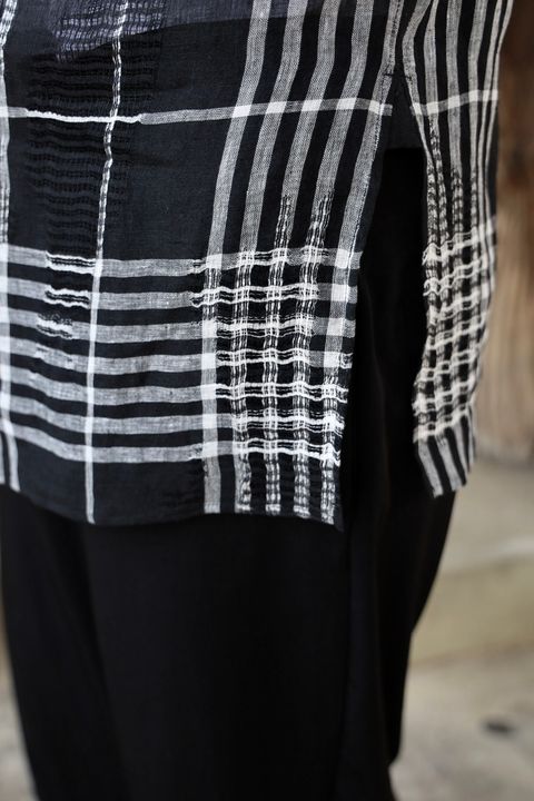 Yohji Yamamoto チェック柄レギュラーカラーシャツ 新作発売！