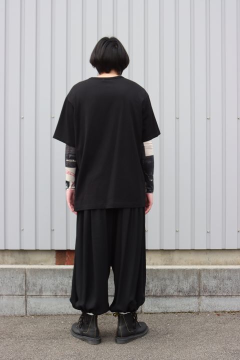 Yohji Yamamoto MAHABARA PLAIN STITCH WOMAN PRINT SHORT SLEEVES style.2022.1.30 ※2月2日発売