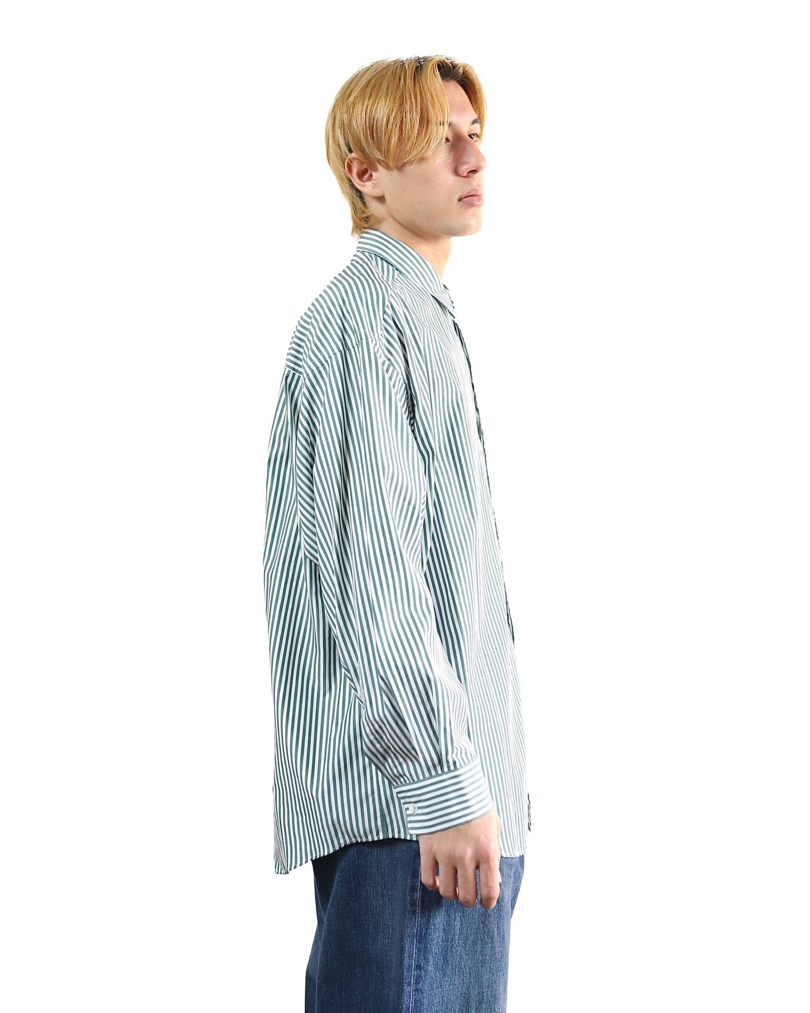 Graphpaper 24SS 新作Broad L/S Oversized Regular Collar Shirt style 2024.2.26
