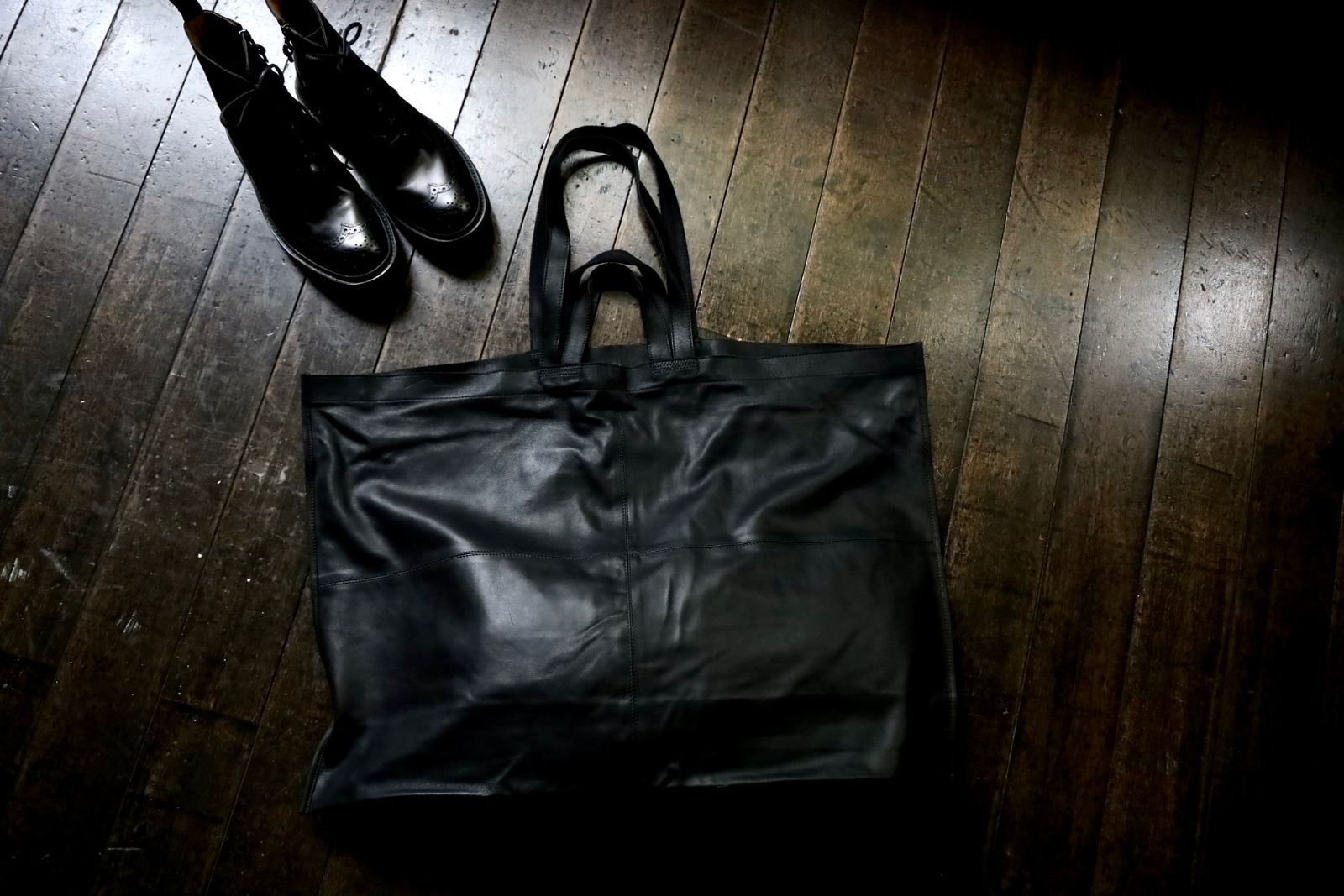 Morphee / モルフェ マグナムトートバッグ 2WAY MAGNUM TOTE "BLACK"
