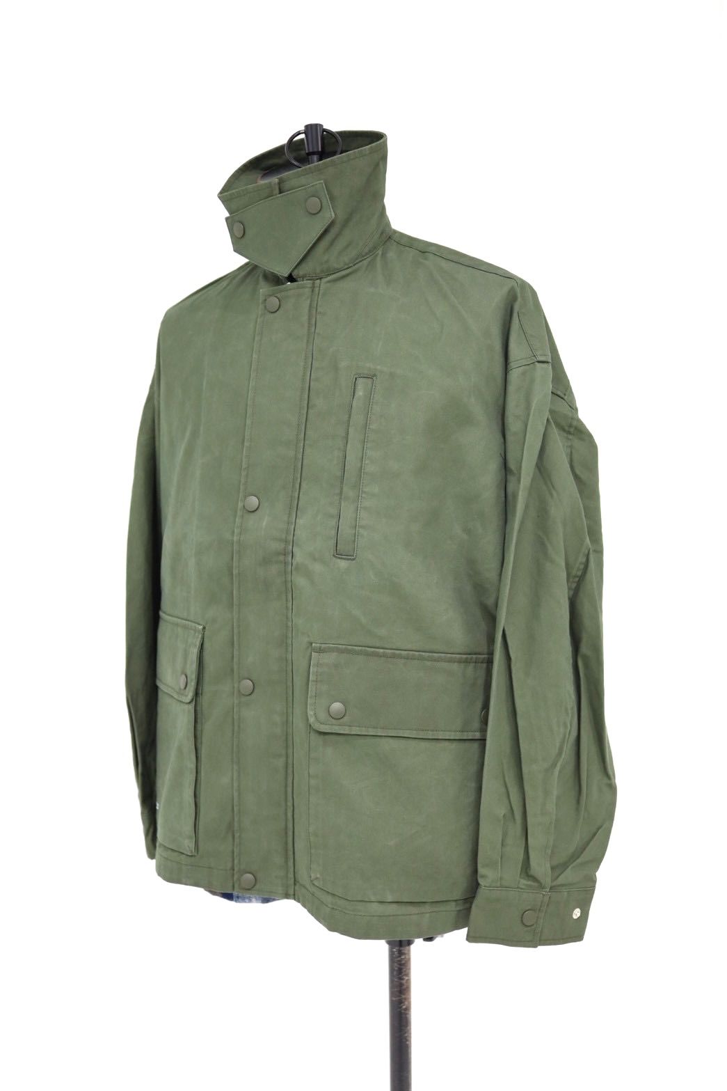 フレッシュサービス WAXED OXFORD UTILITY JACKET(FSC261-30260)KHAKI