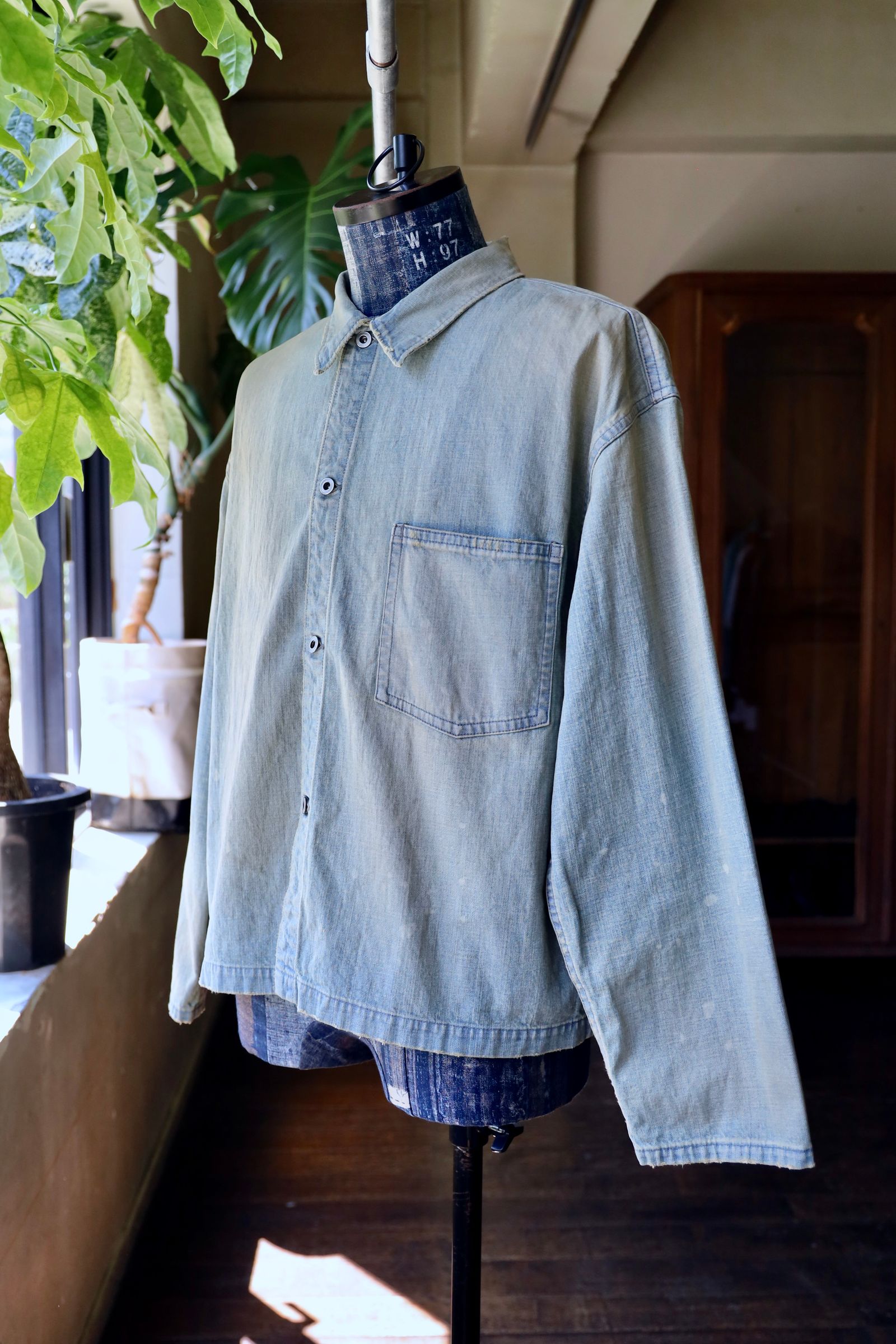 極美品25SS A.PRESSE WW2 US NAVY BLUE 619P▲ A.PRESSE - アプレッセ 2025 STYLE2 Vintage US Navy Denim