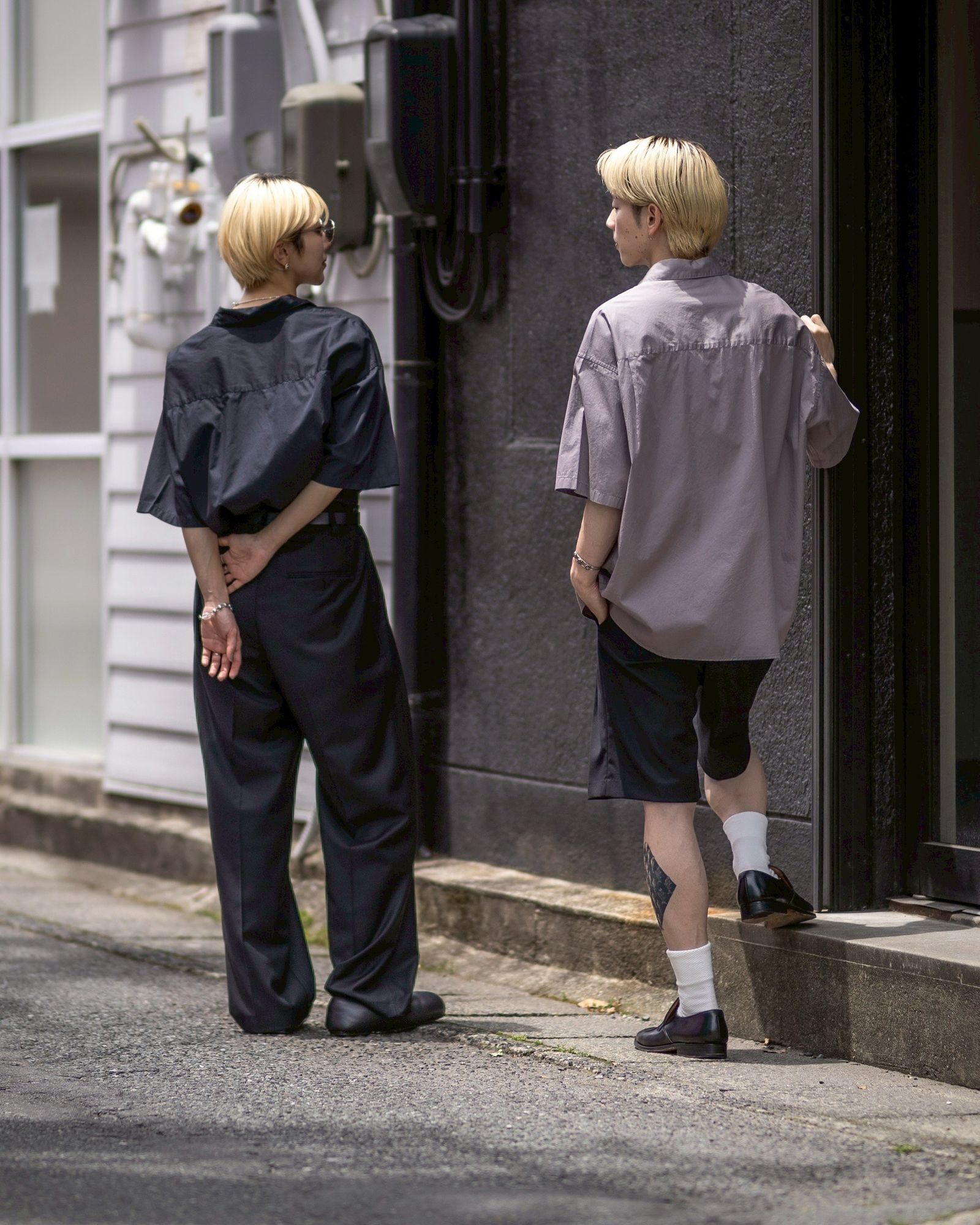 MUSINSA | ANOTHER OFFICE Santiago Officer Pants (Graphite)