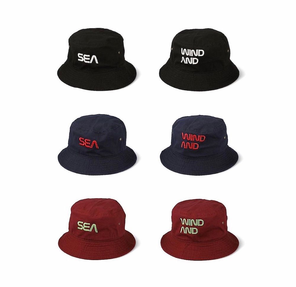 wind  and sea Bucket HAT
