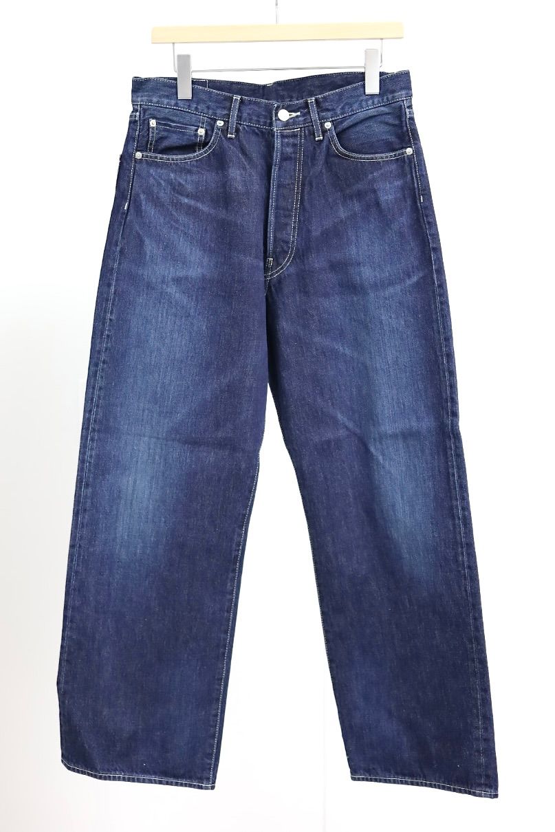 グラフペーパー Selvage Denim Five Pocket wide Straight Pants(GU261-40059DB)INDIGO_DARK FADE★1月24日(土)発売！
