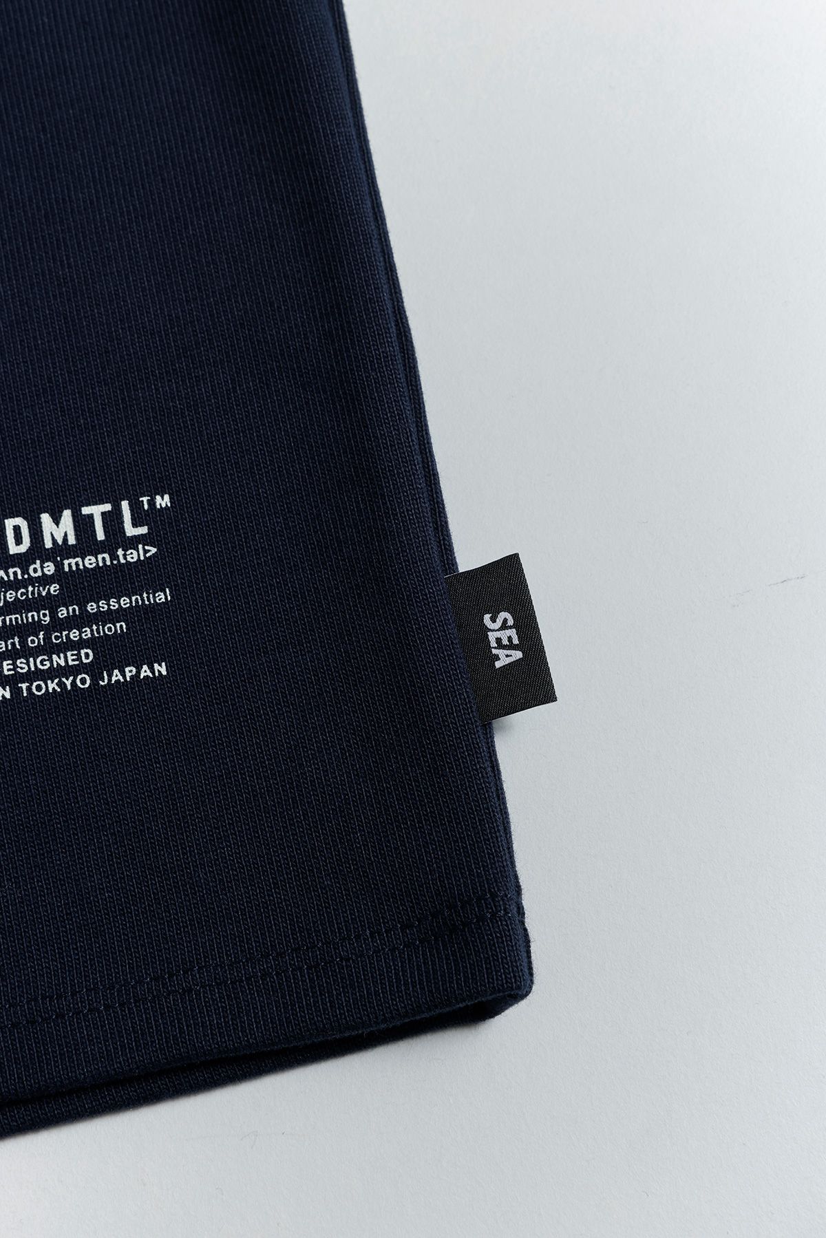 ファンダメンタル Tシャツ FDMTL×WIND AND SEA"LOGO TEE"NAVY☆10月5日(土)発売！