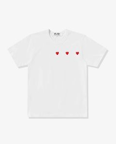 PLAY COMME des GARCONS 24SS PLAY HORIZONTAL 3 HEART S/S T-SHIRT 2024.3.2
