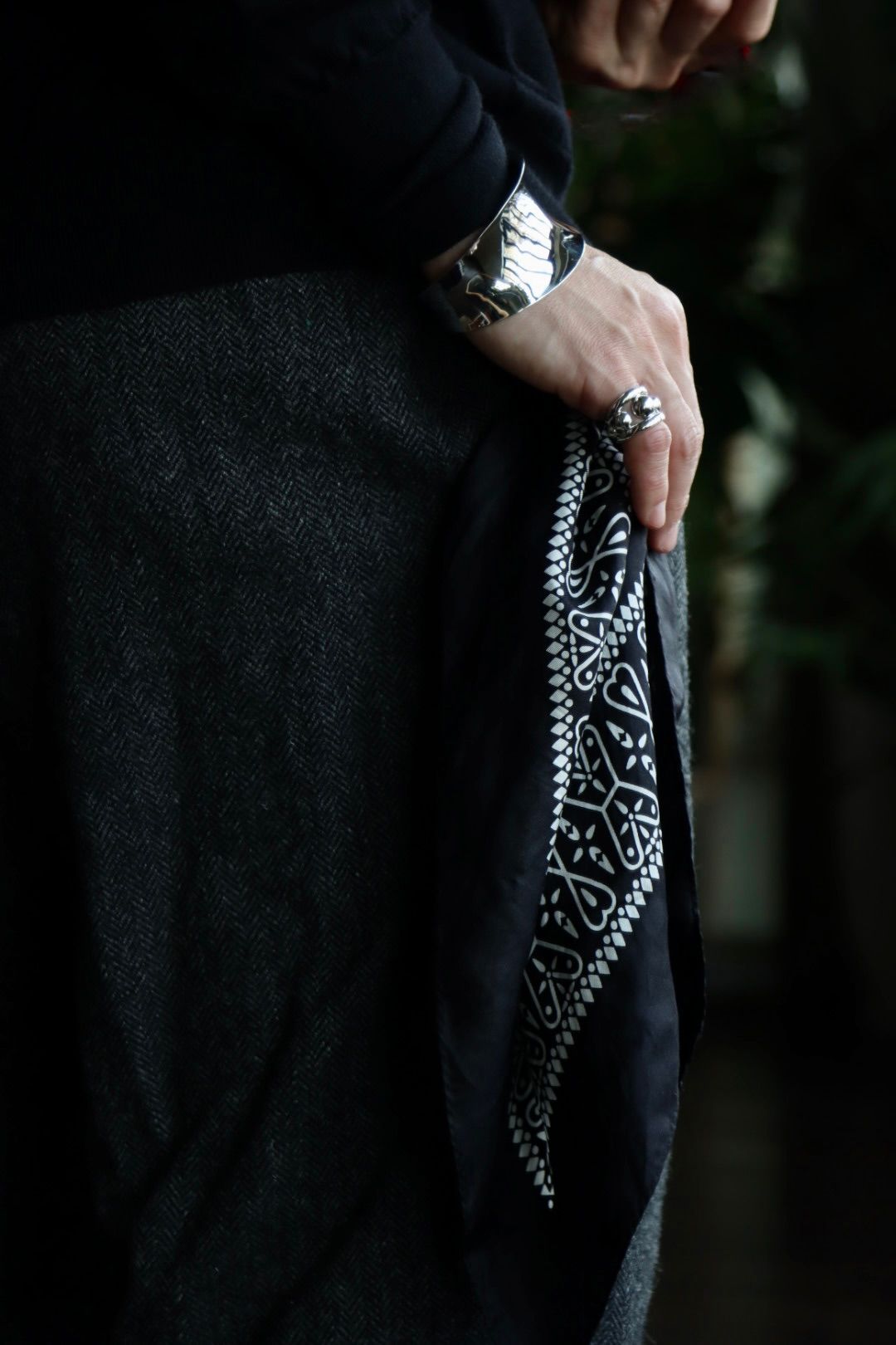 A.PRESSE 23SS Cashmere High Gauge Crew Neck Sweaterスタイル2023.1.18.