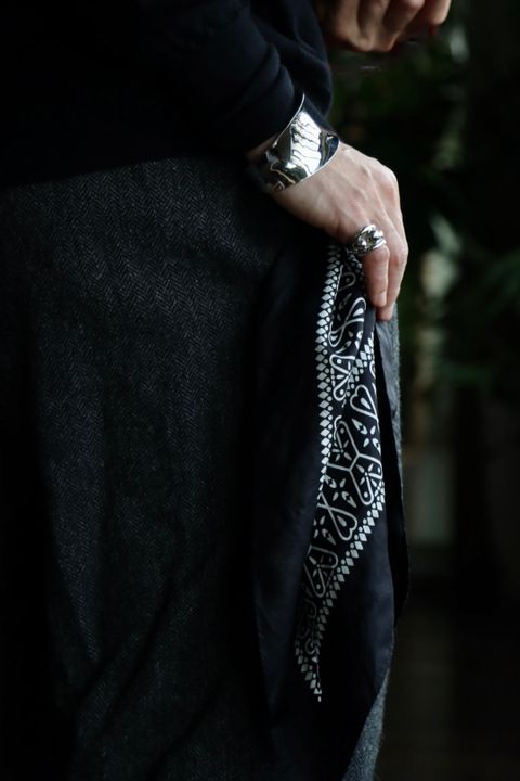 A.PRESSE 23SS Cashmere High Gauge Crew Neck Sweaterスタイル2023.1.18.