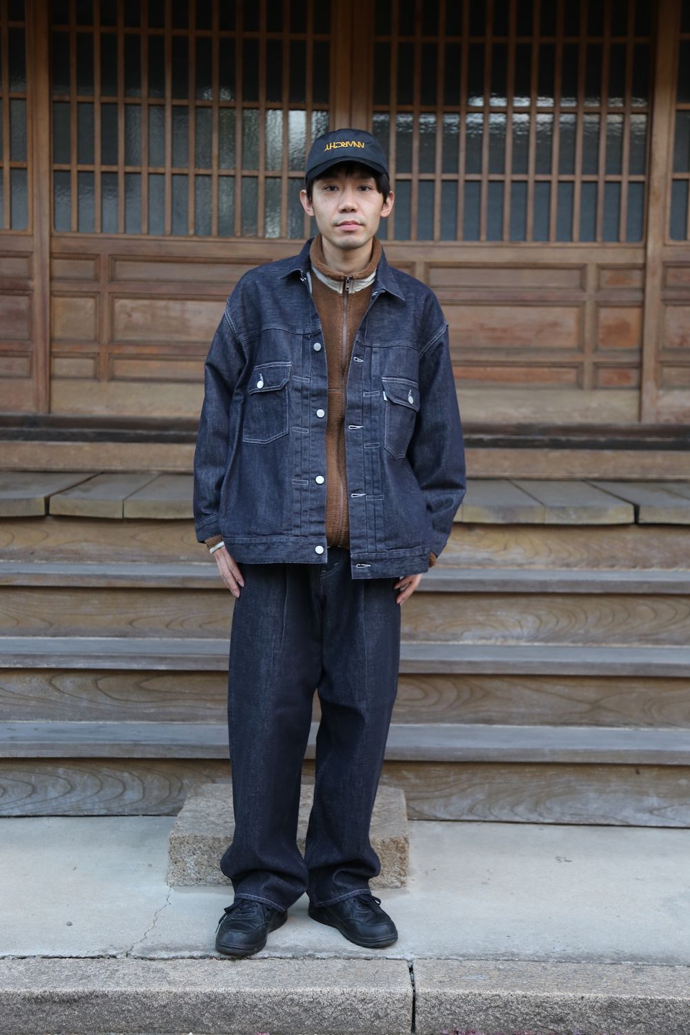 Graphpaper Colorfast Denim Blouson&Colorfast Denim Two Tuck Pants ...