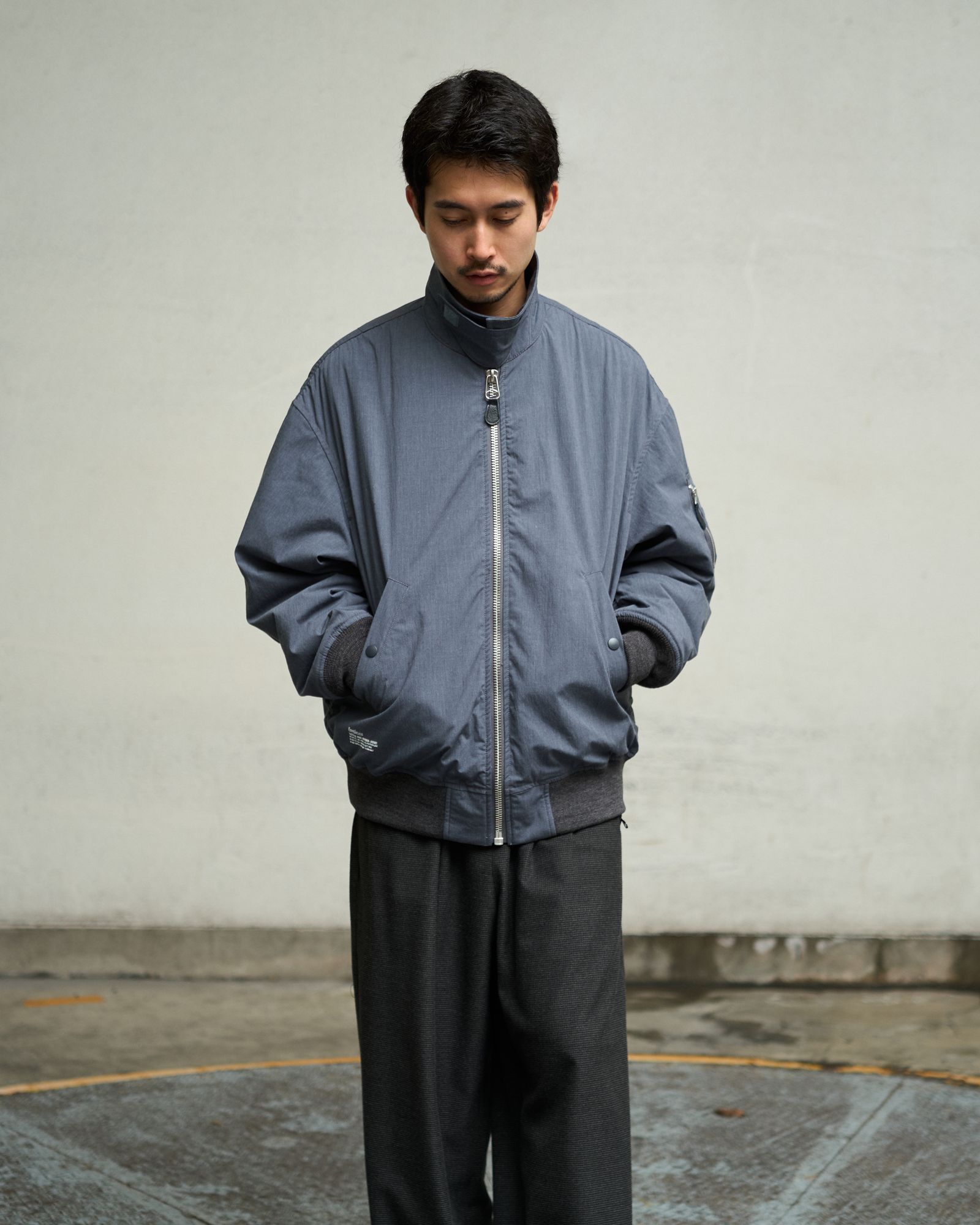 フレッシュサービス 26AW TACTICAL WOOL BOMBER JACKET(FSC263-30024)GRAY☆9月26日(土)新作発売！