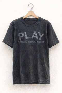 プレイコムデギャルソン PLAYロゴTシャツ (BLACK)
