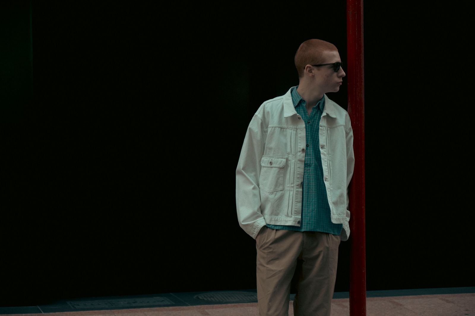 ファウンダ 25SS DENIM TRACKER JACKET(015D251007)FADE