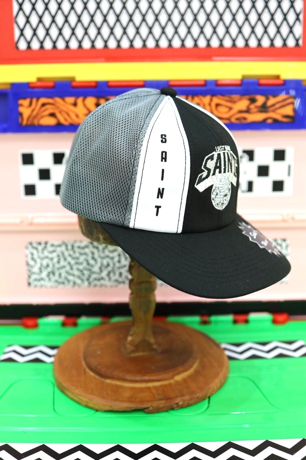 セントマイケル 26SS MIRROR BALL_LM_CAP(SM-MK8-0000-C42)BLACK☆4月11日(土)発売！