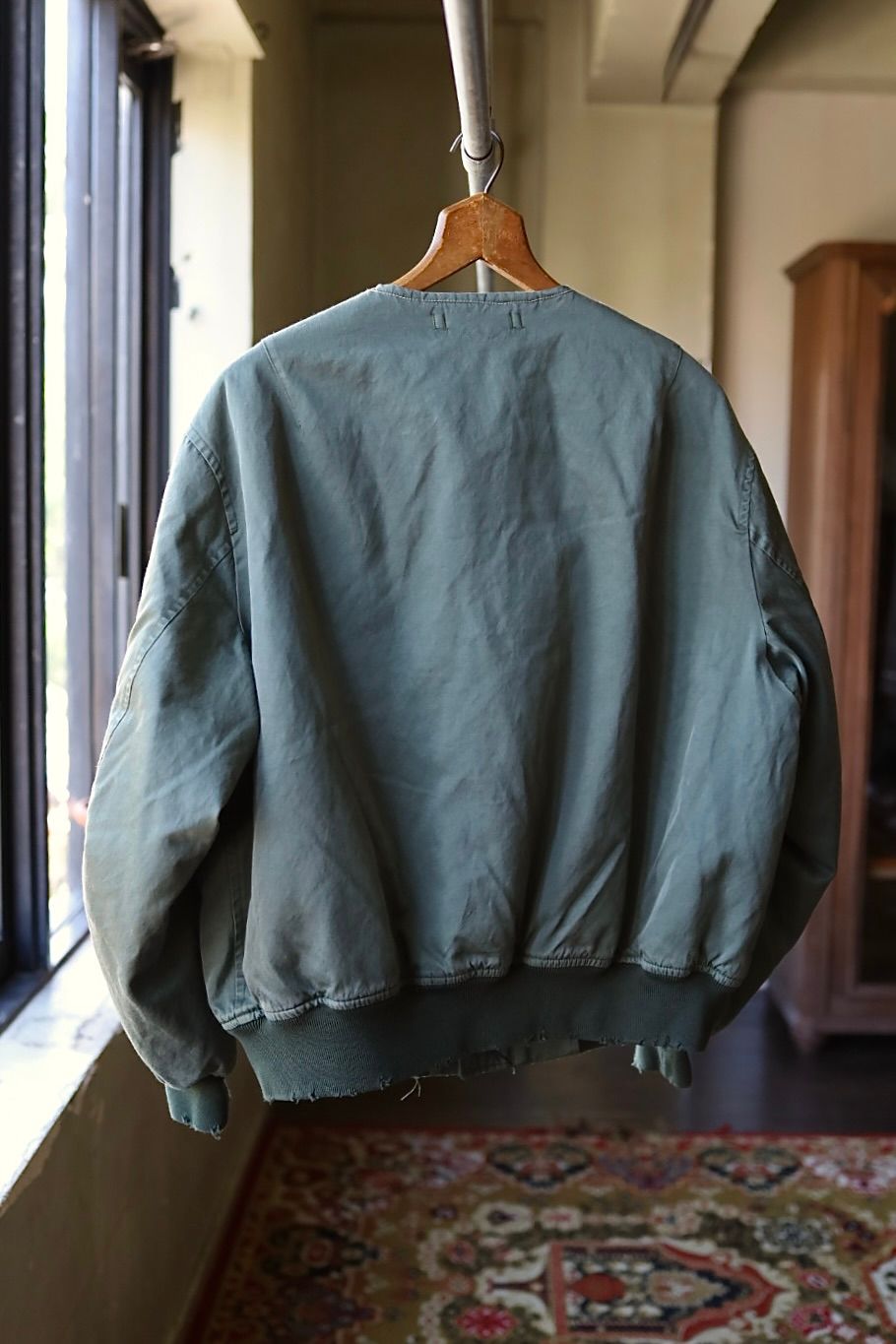 アプレッセ 2025 STYLE2 Vintage Silk Flight Custom Jacket(25AAP-01-28)SAGE☆10月25日(土)発売!