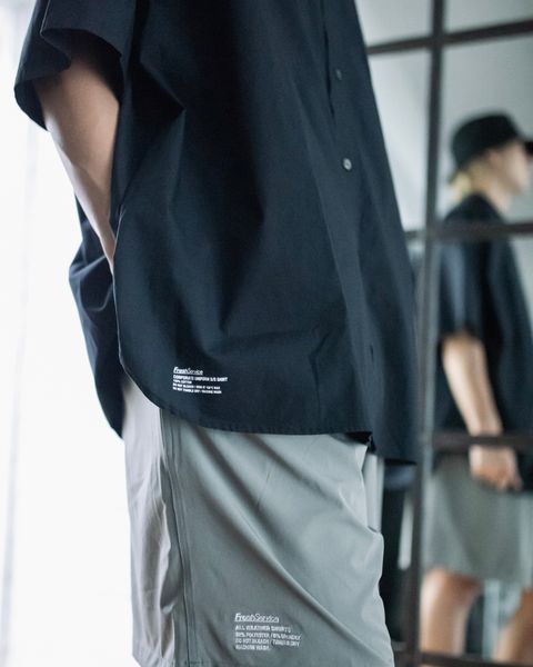 FreshService SPOT CORPORATE UNIFORM S/S SHIRT(BLACK) style 2024.6.28