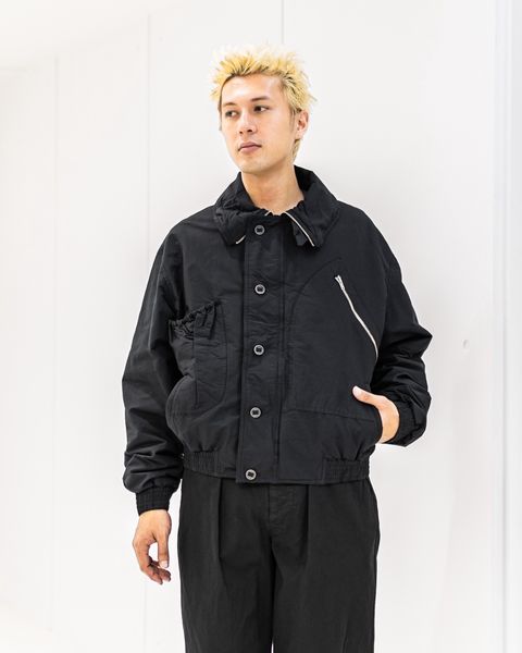 YOKE "KATHARINE HAMNETT" Recycle Polyester Short Blouson (BLACK) 9月13日(土)新作発売！