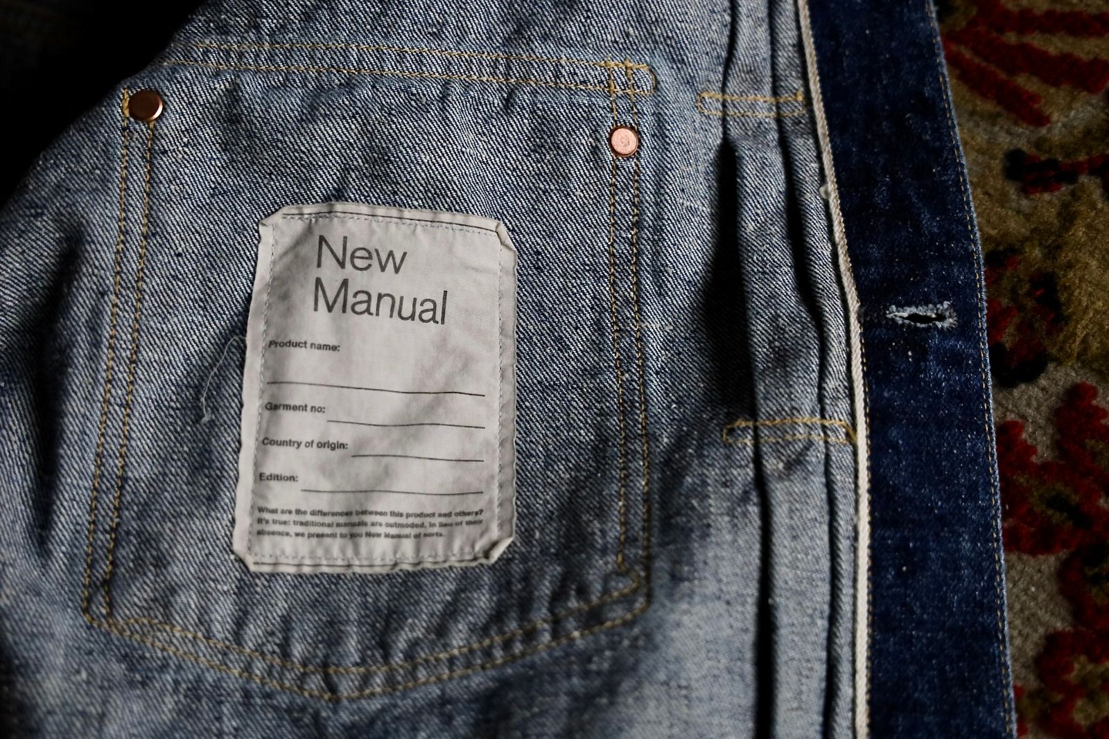 eYe JUNYA WATANABE MAN × New Manualコラボレーションデニム☆10月18日(金)発売！！※写真サイズ記載しました |  mark