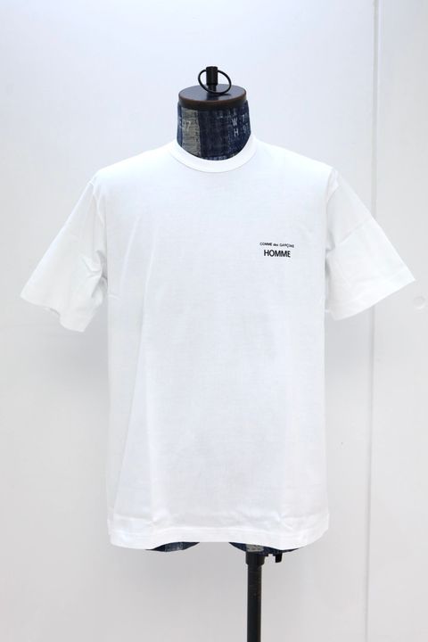 コムデギャルソンオム ロゴTシャツ(HQ-T101-051)WHITE☆2月6日(金)発売！