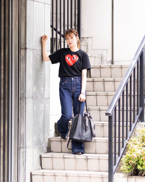 PLAY COMME des GARCONS 新作RED HEART Tシャツ style.2025.6.21
