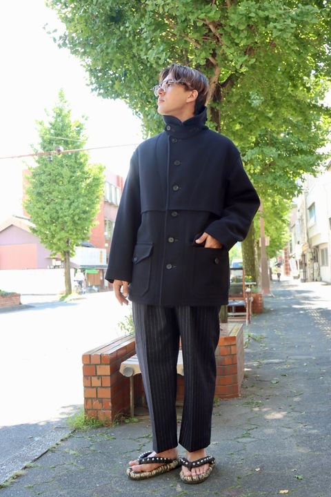 A.PRESSE U.S.ARMY Mackinaw Coatスタイル