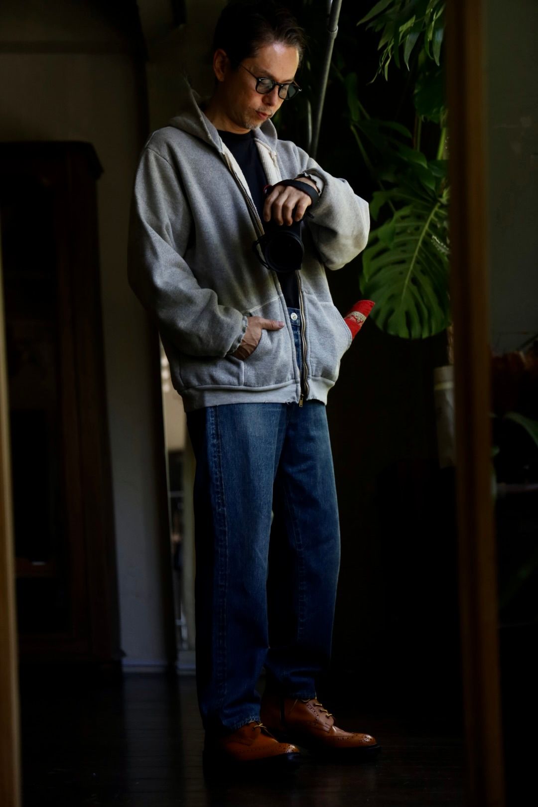 アプレッセ Vintage Zip Sweat Hoodie(24AAP-05-09K)ASH GRAY☆9月7日(土)発売！