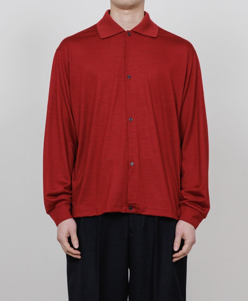 マーカ 26AW SHIRT CARDIGAN(M26C15CS01C)RED☆新作発売！