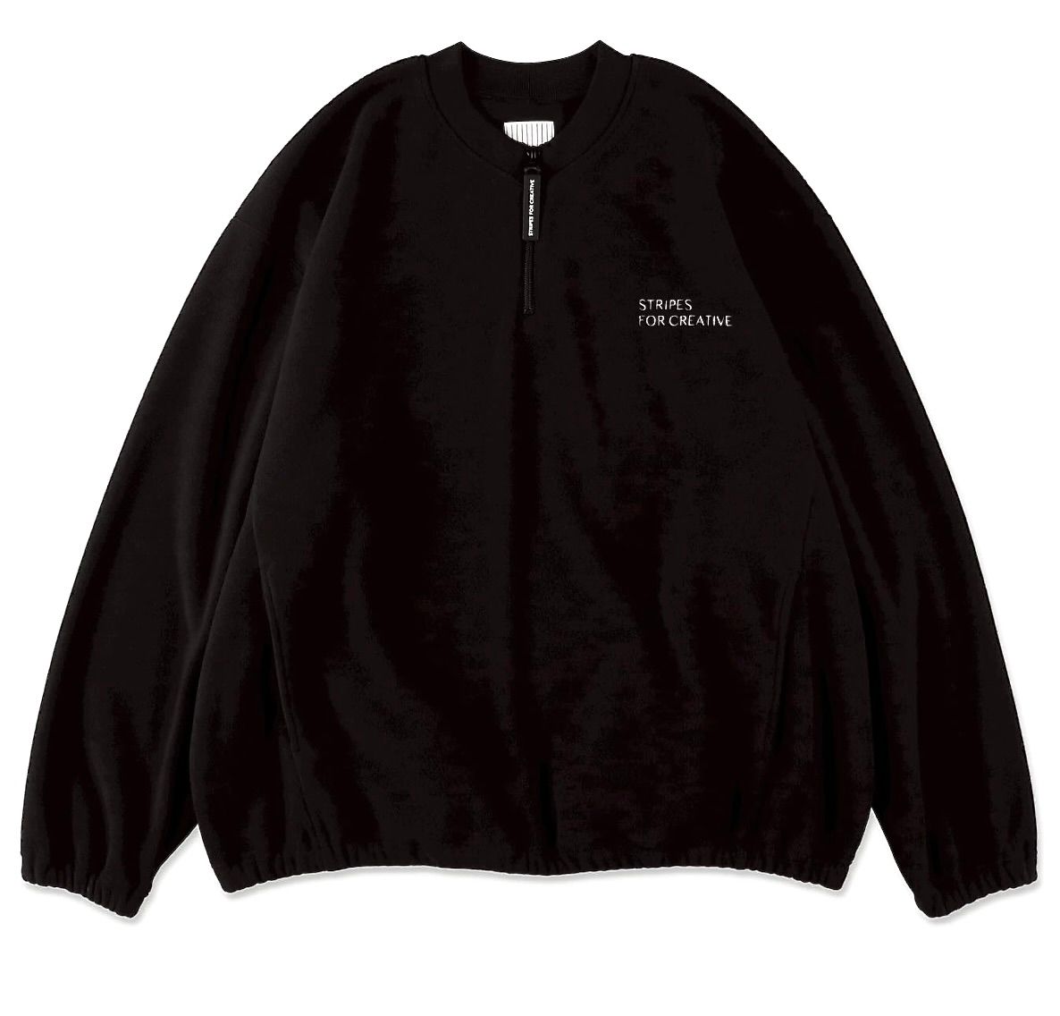 S.F.C 25FW SPOT エスエフシー FLEECE BASEBALL HALF ZIP JACKET(SFCFW25J01SP)Black☆12月20日(土)発売！