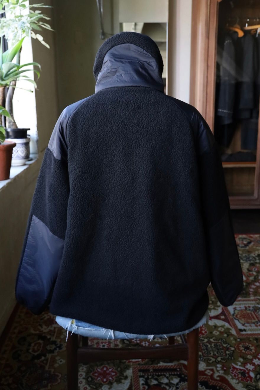 イズネス 25AW REVERSIBLE FLEECE DOWN JACKET is-ness×TAION (25AW_34_1007AWDOWNJK01)BLACK☆新作発売！