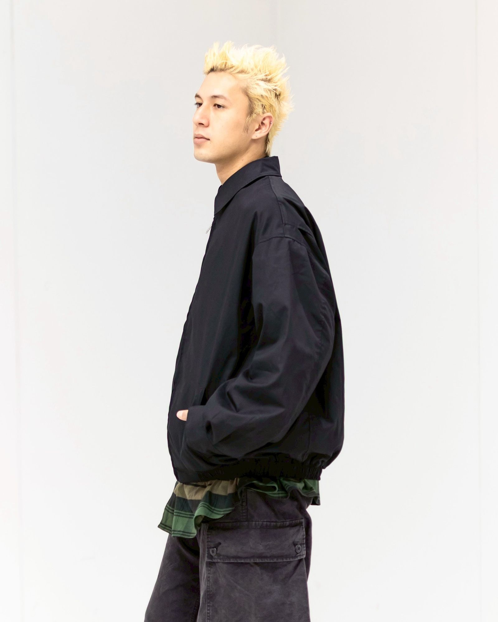 FreshService  POWDER COTTON SWING TOP BLOUSON (BLACK)☆11月15日新作発売！