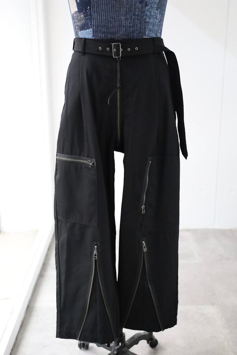 プロダクトトゥエルブ T/W Flight Pants(25AW-PPT02)BLACK★9月13日(土)0:00発売！