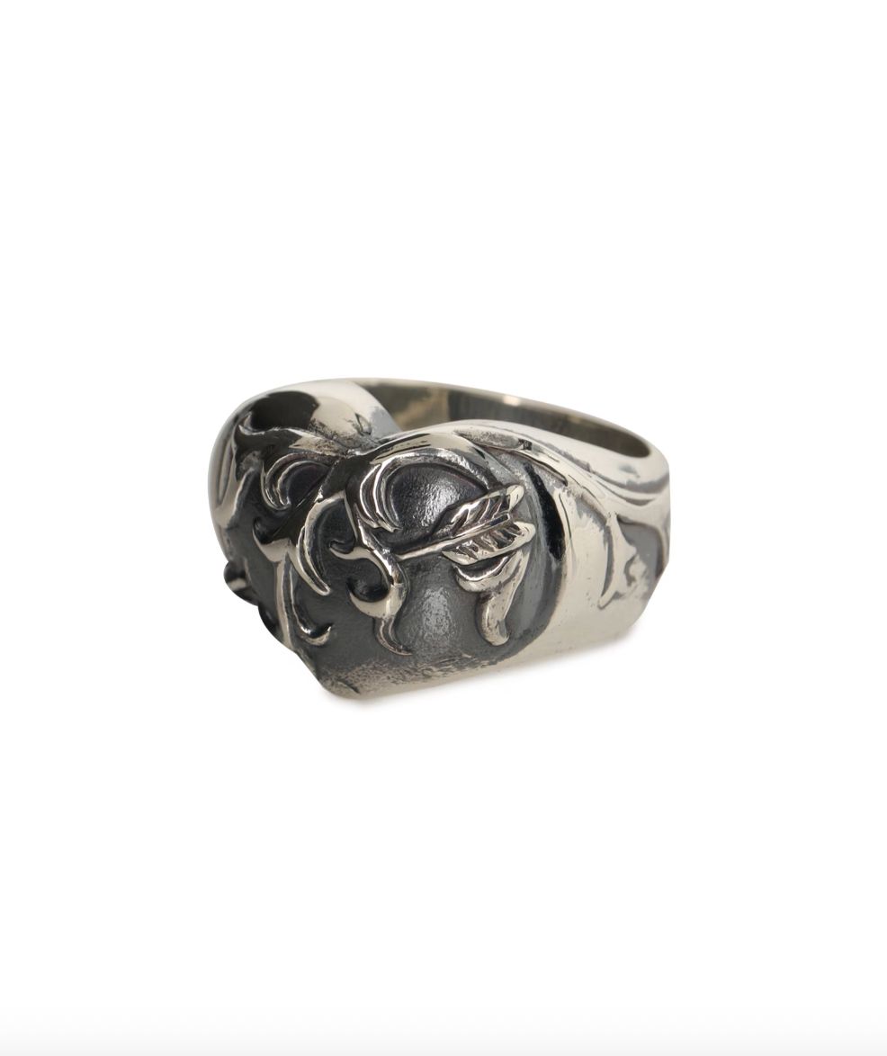 Yohji Yamamoto 26SS SILVER950 HEART RING (HA-A82-920)SILVER★新作発売！