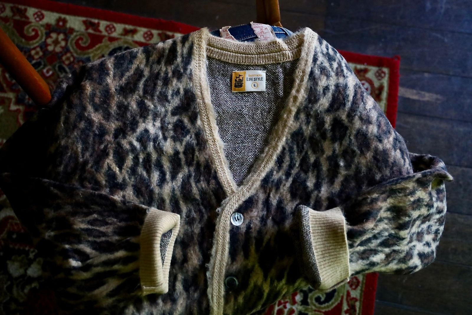 SAINT Mxxxxxx Mohair Cardigan Leopard _ FASCINATE Osaka