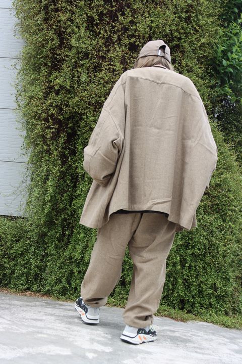 S.F.C-Stripes For Creative- 新作TAILORED SHIRT JACKETセットアップstyle.2023.9.14