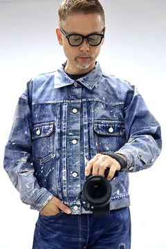 【先行予約開始！】アイジュンヤワタナベマン 26SS New Manual 転写デニムプリントジャケット(WQ-J922-100)☆5月15日(金)発売！