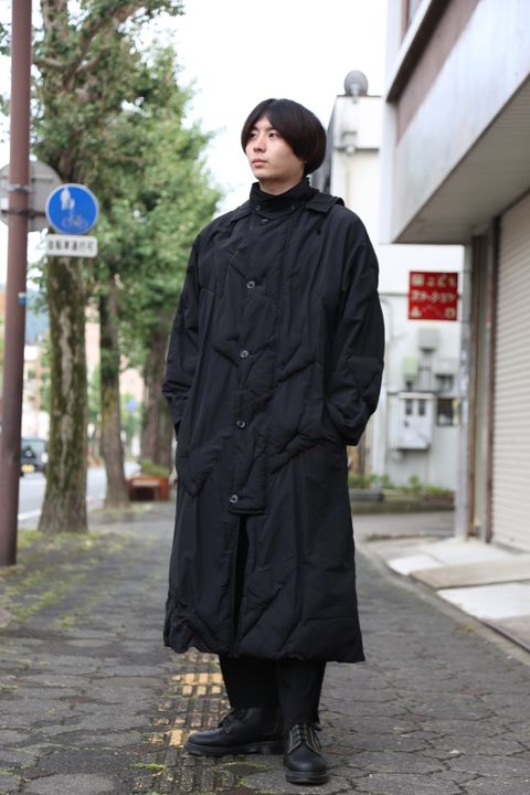 Yohji Yamamoto 2020AW 新作M-綿入りシャツコート style.2020.9.11.