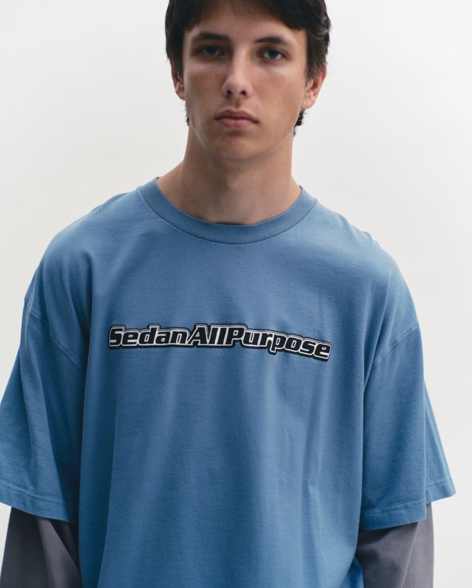 セダンオールパーパス 26SS Skate Logo Layered L/S Tee(SD26S-CT05)Slate x Grey☆3月7日(土)発売！
