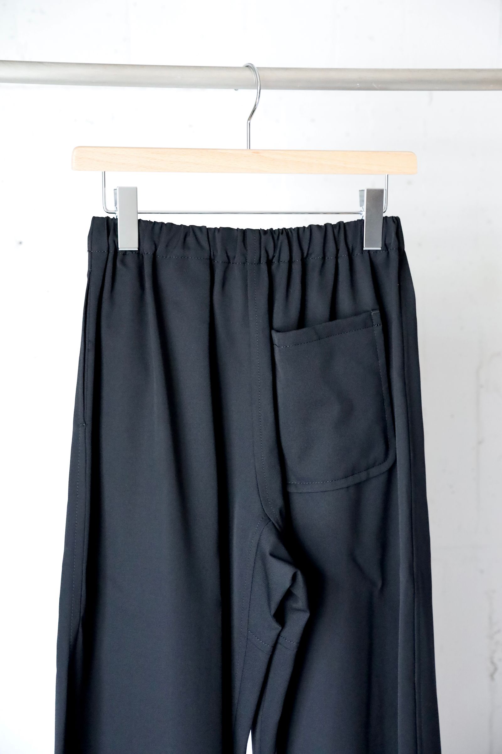 tao 26FW ウールギャバ後染パンツ(TC-P104-051)BLACK☆9月18日(金)発売！