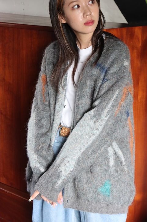 YOKE 22AW STILL JACQUARD CARDIGAN style.2022.9.13