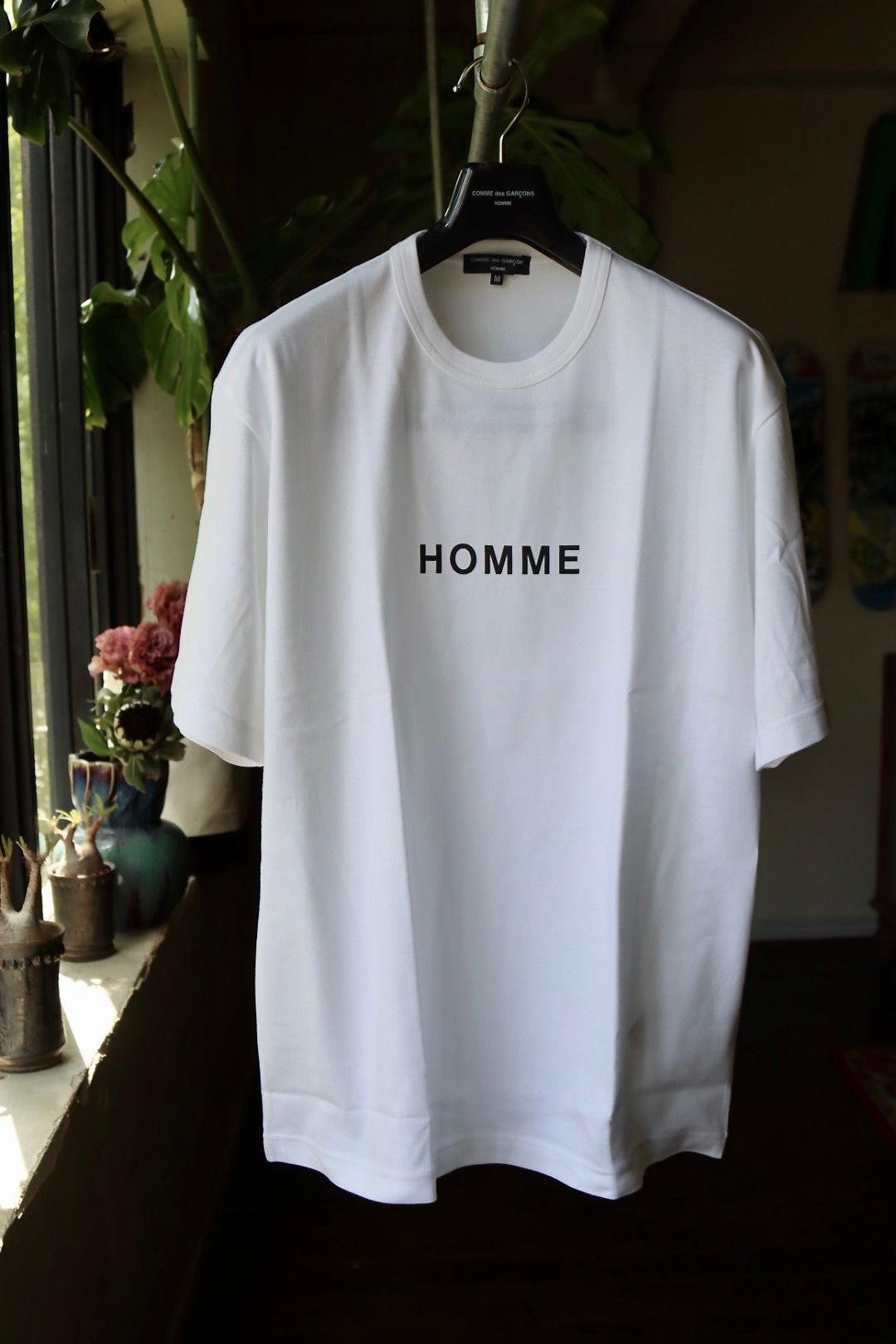 COMME des GARCONS HOMME - コムデギャルソンオム23SS 綿度詰天竺ロゴ